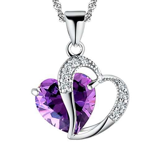 A Heart Full of Love [Purple] Pendant Necklace