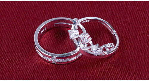 Silver Couple rings