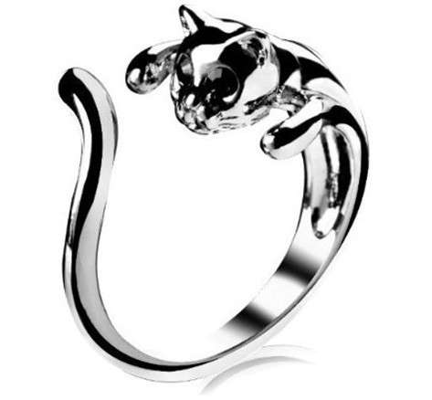 Cat Resizable Ring