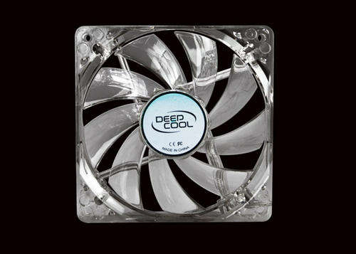 ==> BLUE LED X-FAN 80 by DeepCool!! Super Silent!! (^^,)