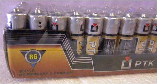 ==> Pack of **60** Size AA Super Heavy Duty Batteries!!(^^,)