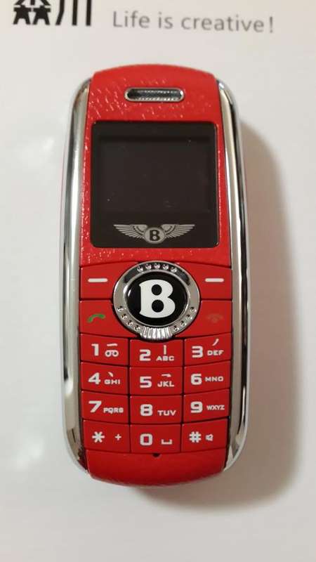 Bentley Red Key Exclusive Designed Mini Cell Phone # Smallest & Lightest Cell Phone #