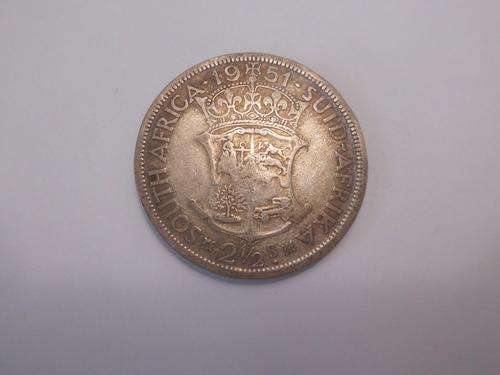 1951 SA UNION TWO AND A HALF SHILLINGS ( HALFCROWN ) | FUN SUNDAY | | R1 START |