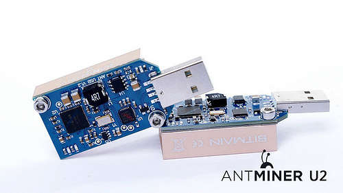 Bitmain AntMiner U2 USB 2.0GH/s Bitcoin Miner - Can Overclock - USB ASIC Miner