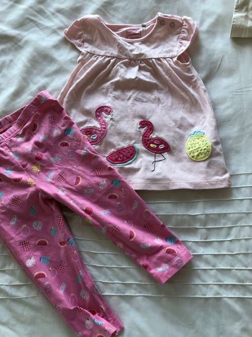 Baby Girl Outfit Two piece Outfit By Bluezoo in Size 9-12 Months