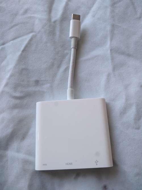 3 x GENUINE APPLE - USB-C Digital AV Multi-port Adaptor - Type C to Type C, USB & HDMI (BID PER ITEM