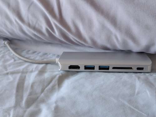 Adam Elements CASA HUB A01 6 Port USB-C Hub - Certified Apple Product - Type C USB Hub for Macbook's
