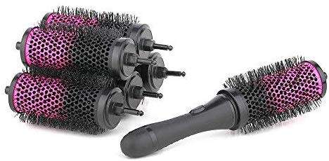 Hair Brush Curler Set 6 Piece Detachable Hair Brushes for Curls