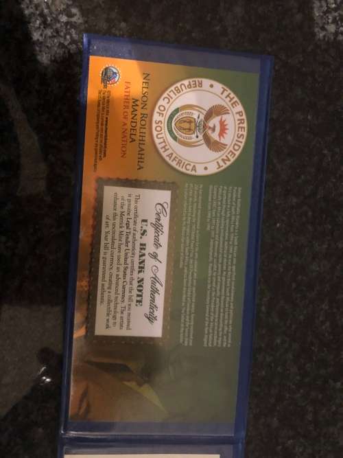 1918-2013 NELSON MANDELA * Father of a Nation * Genuine Legal Tender US $2 Bill