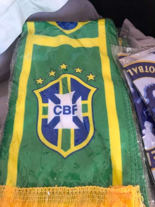 Soccer fan scarves ~ BRAZIL