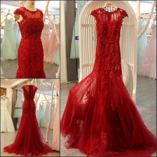 Wine Mermaid Dress