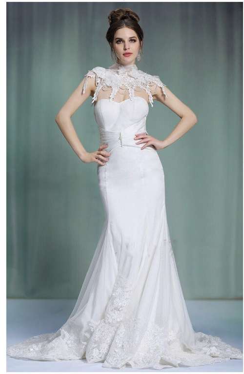 Lace wedding  dress evening dress