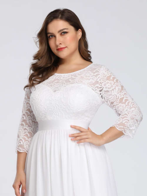 Ever Pretty Lace Empire Waist Elegant Bridesmaid Dresses