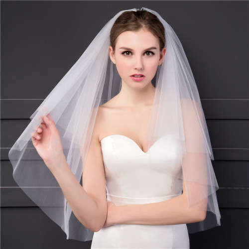 2 layers  short veil
