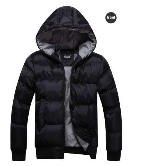 Men's Classic Warm Winter Hooded Trench Coats Jackets Outwear M L XL XXL