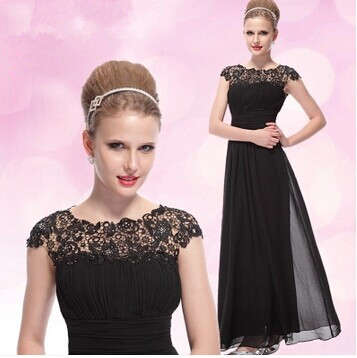 Fashion lace Elegant temperament evening dress