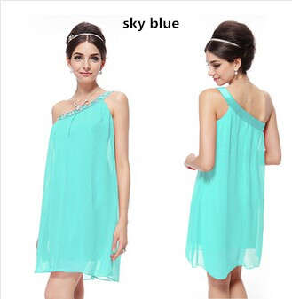 Short Bridesmaid Prom Formal Party Ball Evening Pageant Dresses 12 colors