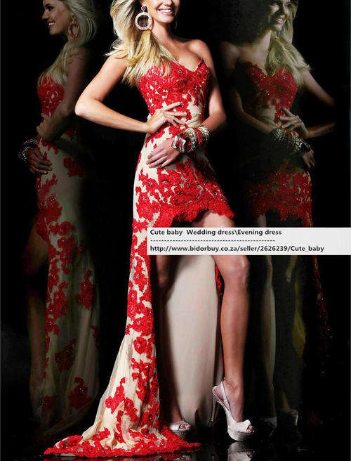 Strapless sexy elegance evening dress