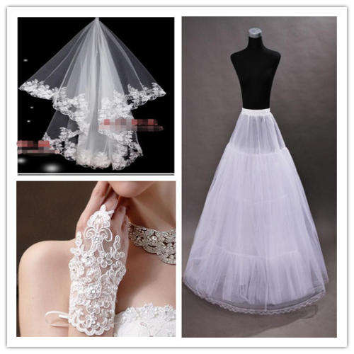 Petticoat ,3M Veil,Gloves Package