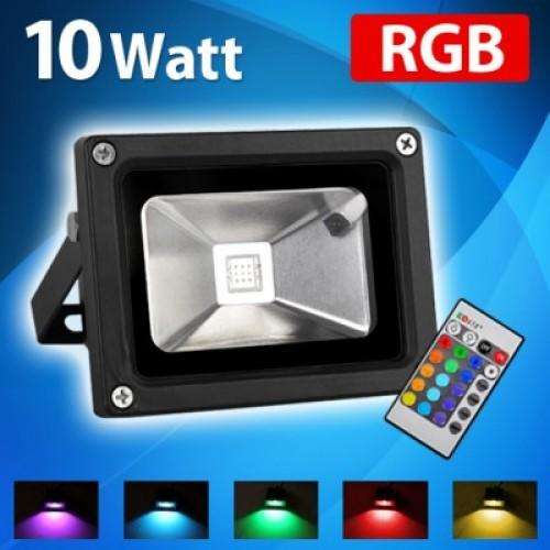 **LOCAL STOCK** 10W RGB LED SPOT LIGHT - 7 COLOURS WITH REMOTE