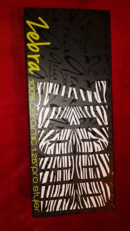 Aria Beauty Zebra Print 100% Ceramic 1.25" Pro-Styler