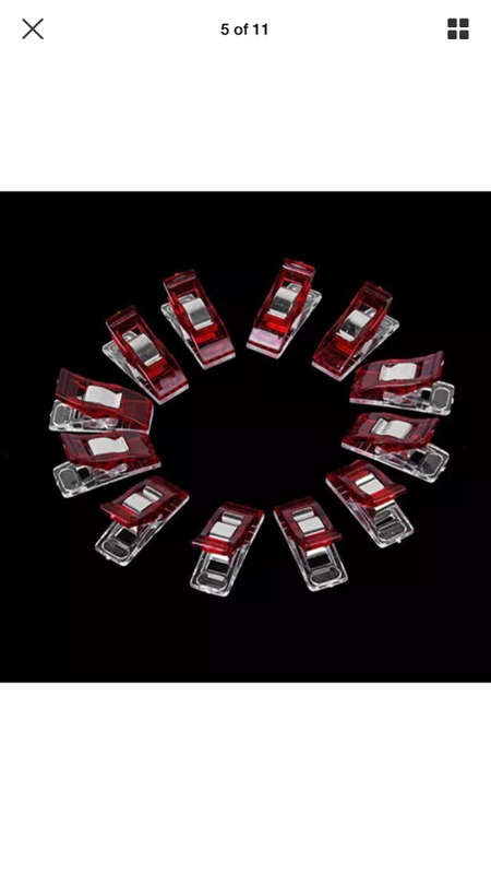 Wonder clips for sewing and quilting 12 pc