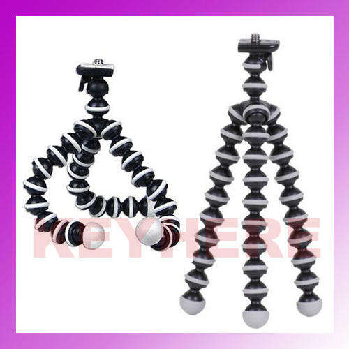 Flexible Hard Plastic Ball Leg Mini Tripod For camera/ WebCam (Gorilla style)