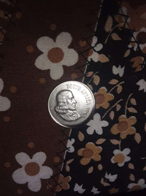 south african 10c coin 1965 (error coins)