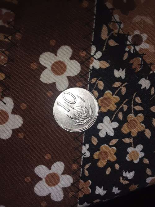 south african 10c coin 1965 (error coins)