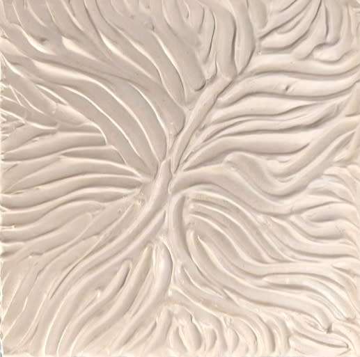 Dance of Dunes | Minimalist Textured Art (20x20cm)