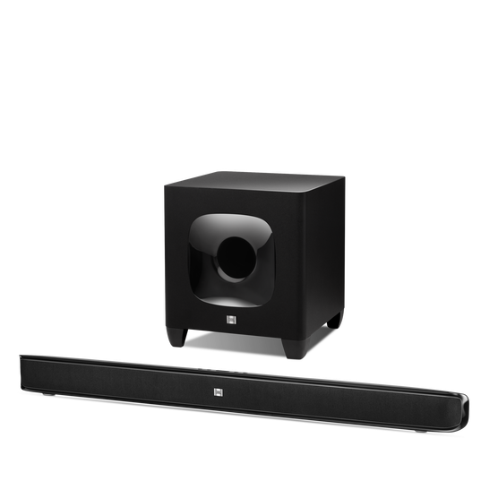 JBL Cinema SB400 - Bluetooth­-enabled soundbar with a powerful, 200-watt wireless subwoofer.