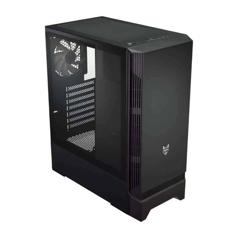 FSP CMT260 ATX Gaming Chassis  Black