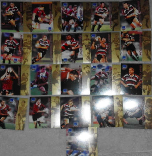 Queensland Reds Cards 1999- Full set of 22 cards