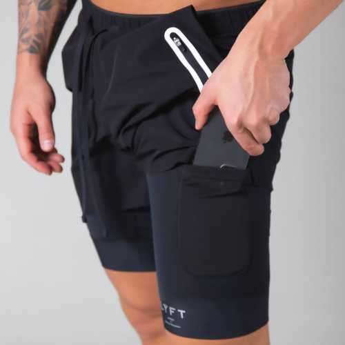 LYFT DOUBLE LAYERED SHORTS