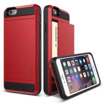 Verus Damda Slide iPhone 6 Case - Best iPhone 6 Wallet Case Around! Poppy Red