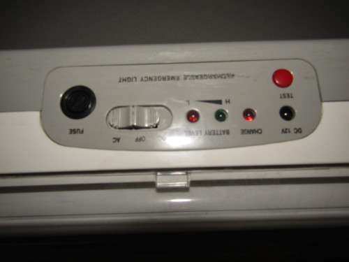 Rechargeable Emergency Light - for when Eskom lets you down!