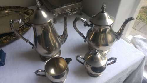 Antique Silver Tea Set