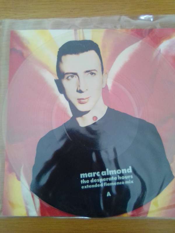 MARC ALMOND / SOFT CELL 12` PICTURE DISC THE DESPERATE HOURS. RARE UK RELEASE vg/vg