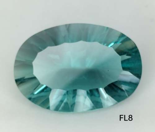 NATURAL RARE PARAIBA TOURMALINE COLOUR FLUORITE - 20.18 ct