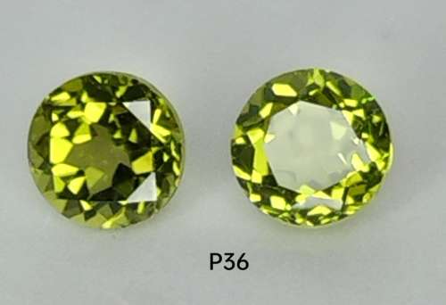 3.36cts PAIR AAA 100% Natural *RARE PERIDOT NEON/PARROTT GREEN