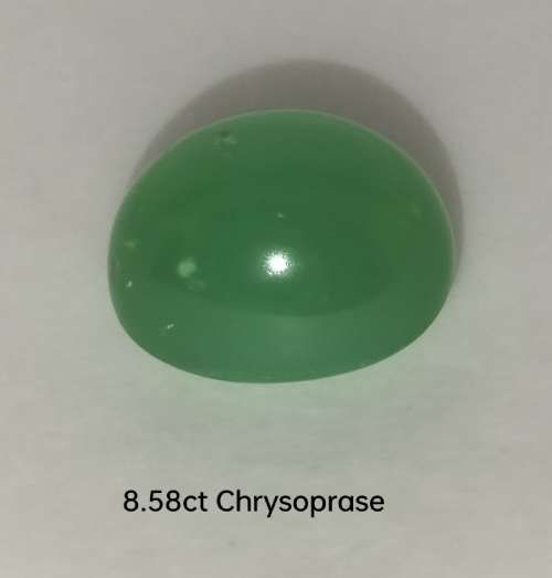 8.58ct 100% NATURAL CHRYSOPRASE