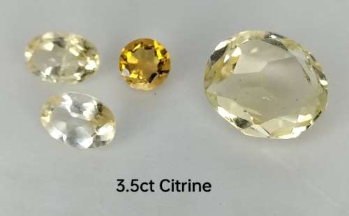 3.50ct LOT OF CITRINES