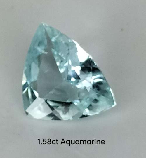 1.58ct PALE BLUE AQUAMARINE