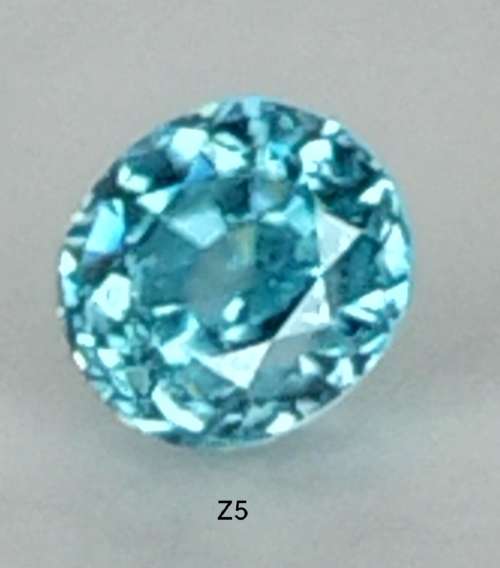 1.14ct NATURAL RICH SEAFOAM BLUE ZIRCON