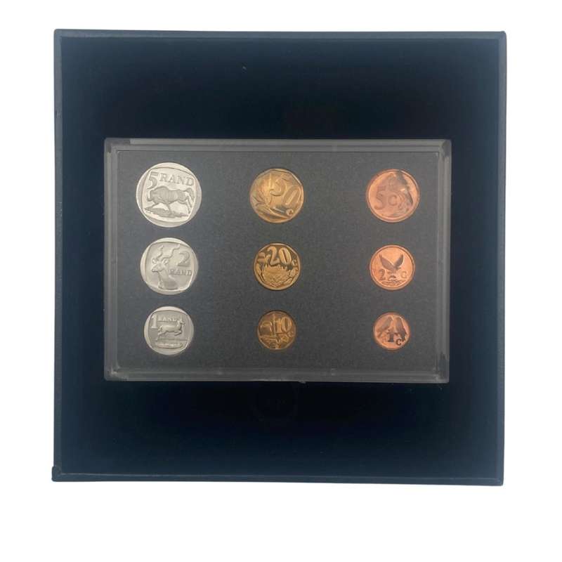 1996 South Africa Blue Crane Proof Coin Set in original mint box **Mintage ONLY 4827**