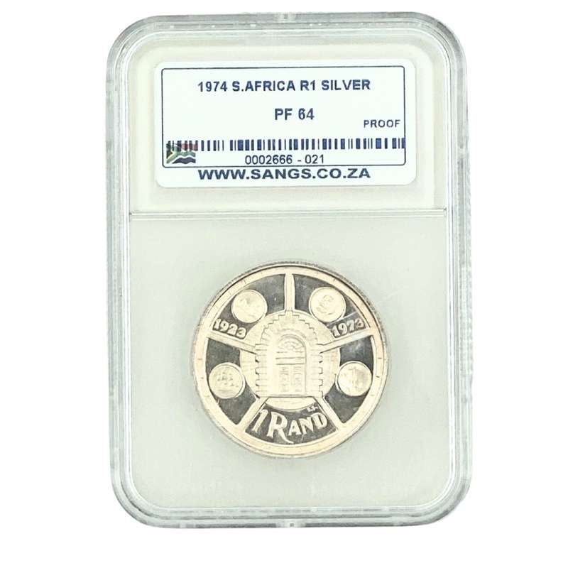 1974 S.Africa R1 Silver PF64