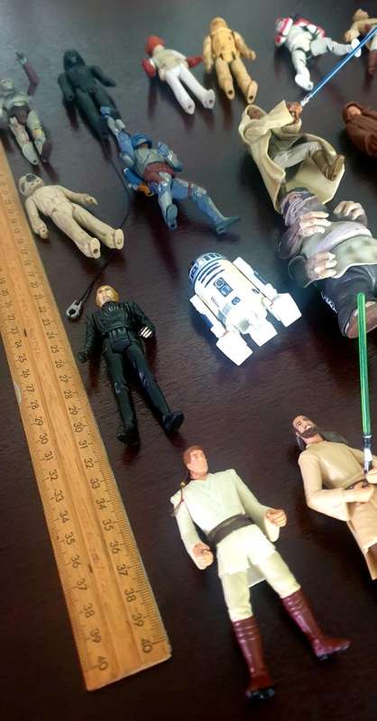 Vintage Collection of 30 x  C.1990 Mostly Hasbro Star Wars Action Figures and More..