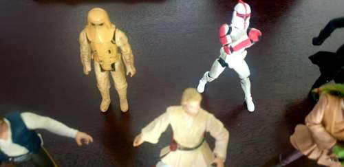 Vintage Collection of 30 x  C.1990 Mostly Hasbro Star Wars Action Figures and More..