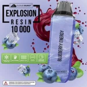 Vape Cloud Burst 10000 Puff - Blueberry Energy 2%