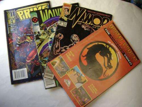 4 X ASSORTED COMICS: MORTAL KOMBAT/NAMOR/WOLVERINE/PRIME